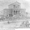 Solenidade de inauguração em 1892 do prédio da Prefeitura Municipal (Paço Municipal).